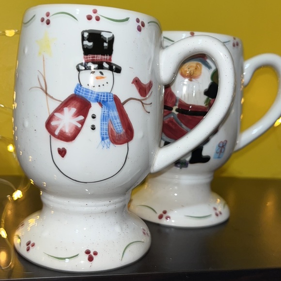 Set of two Cosmos Gifts Corp. mugs Santa Claus & Snowman - Picture 3 of 6